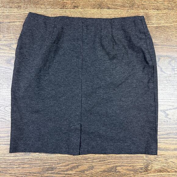 J. Jill Dark Gray Pencil Skirt - Picture 7 of 8